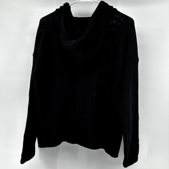 T Alexander Wang Hoodie Knit Sweater Relaxed Pullover 100% Cotton Black Small - Picture 4 of 4